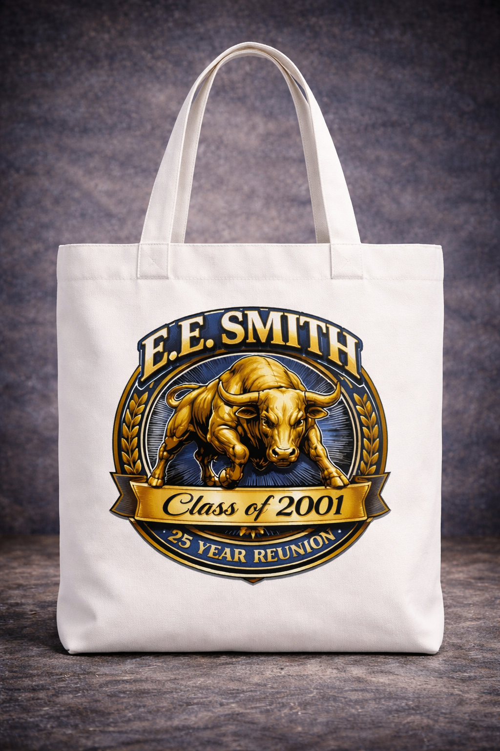 E.E. Smith High School 25th Reunion Canvas Tote Bag