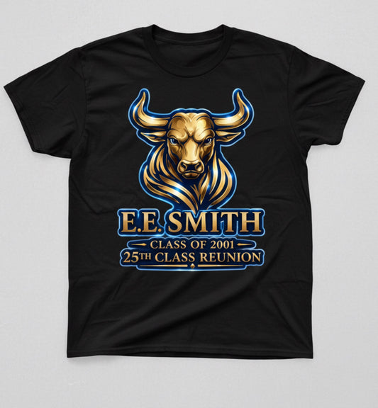 E.E. Smith High School 25th Reunion shirt — Classic Design 2 - Adult