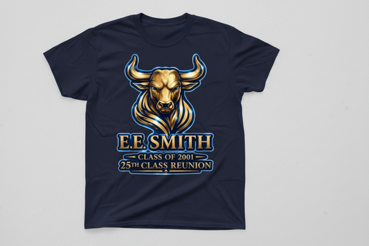 E.E. Smith High School 25th Reunion shirt — Classic Design 2 - Adult