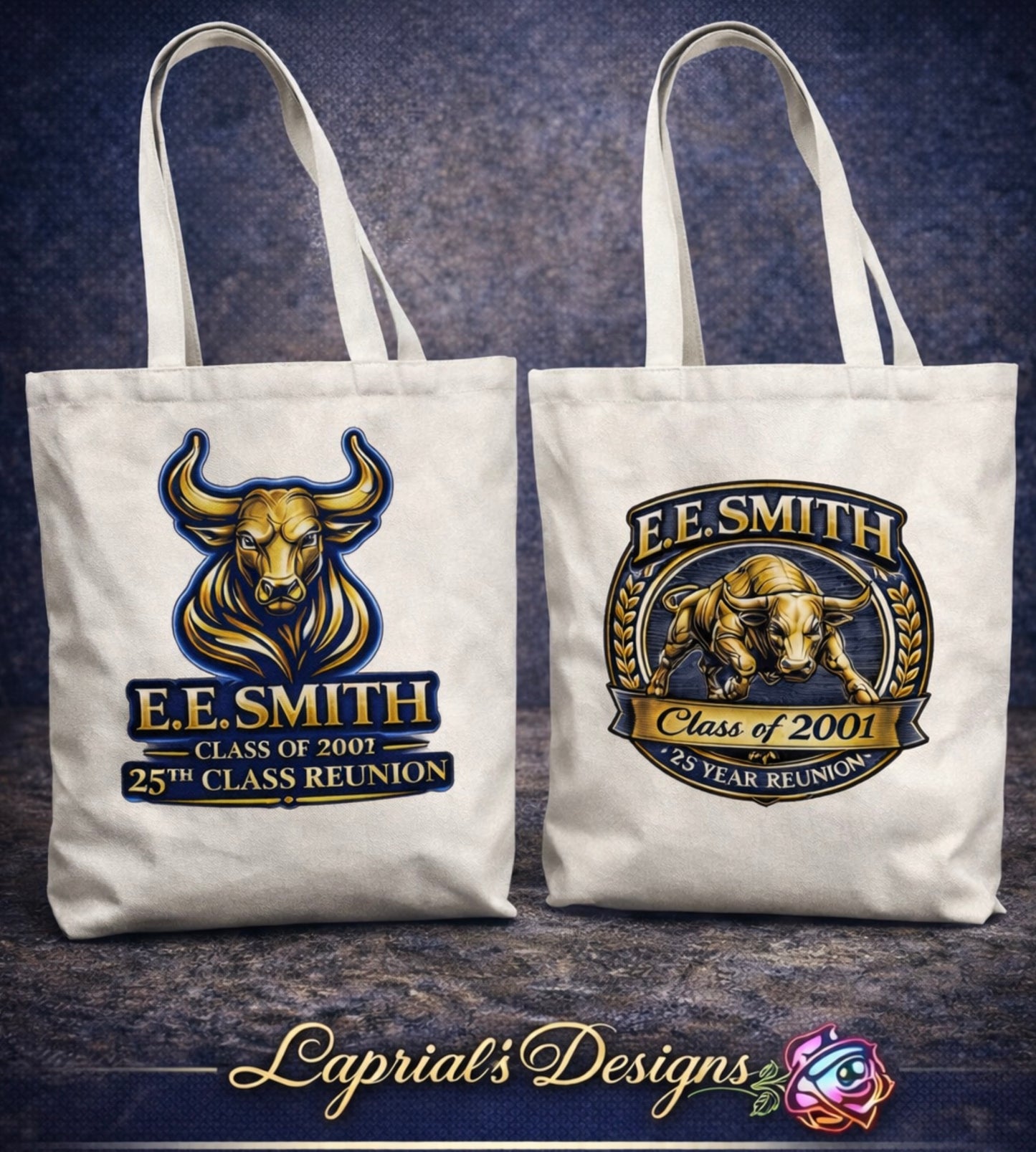 E.E. Smith High School 25th Reunion Canvas Tote Bag
