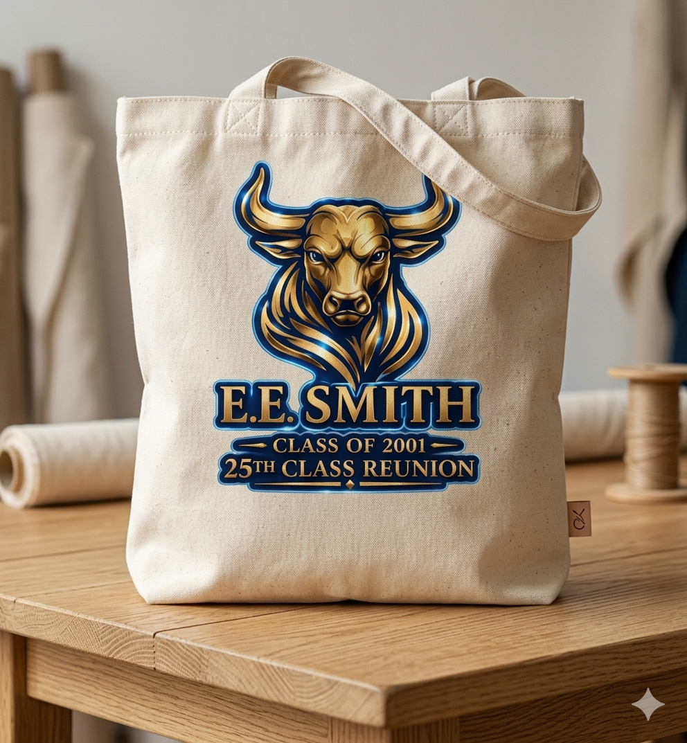 E.E. Smith High School 25th Reunion Canvas Tote Bag